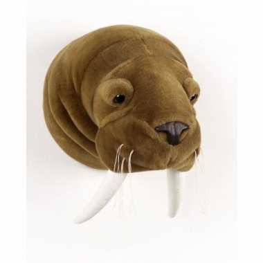 Pluche  Jacht trofee walrus dierenkop