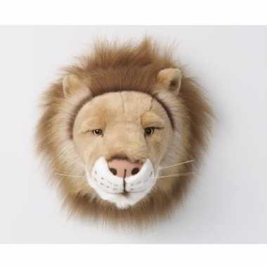 Pluche  Trofee leeuwenkop dierenkop